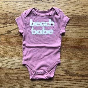 Beach babe onesie